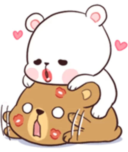 Стикерпак Bears in Love для Telegram