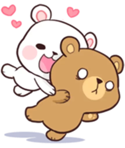 🤗 Стикер «Bears in Love» для Telegram