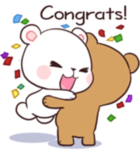 🤗 Стикер «Bears in Love» для Telegram