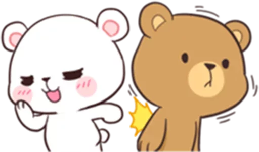 😏 Стикер «Bears in Love» для Telegram