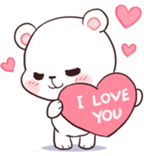 🙆‍♀️ Стикер «Bears in Love» для Telegram