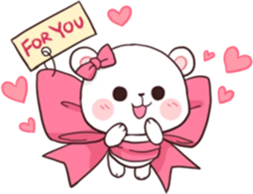☺️ Стикер «Bears in Love» для Telegram
