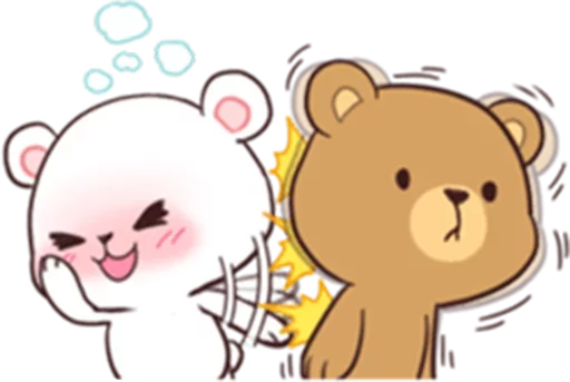 😈 Стикер «Bears in Love» для Telegram
