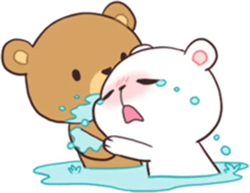 😭 Стикер «Bears in Love» для Telegram