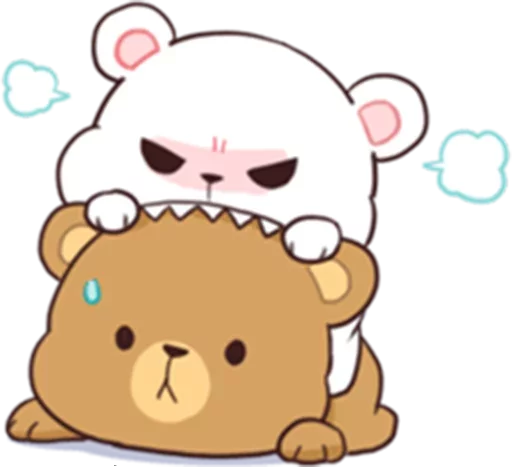 😤 Стикер «Bears in Love» для Telegram