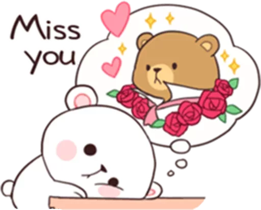 🙁 Стикер «Bears in Love» для Telegram