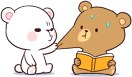 😗 Стикер «Bears in Love» для Telegram