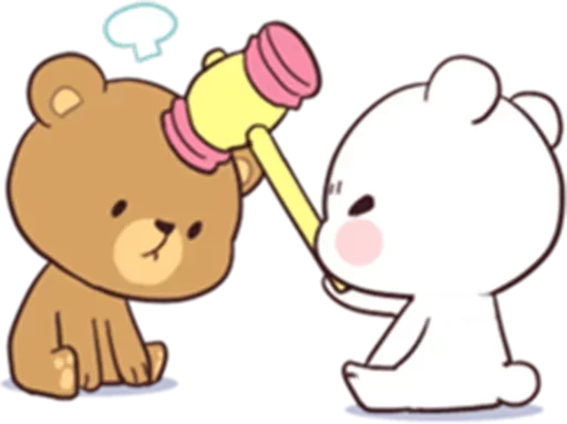 😒 Стикер «Bears in Love» для Telegram