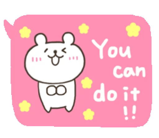 💪 Стикер «Bear With Handwriting Balloon» для Telegram