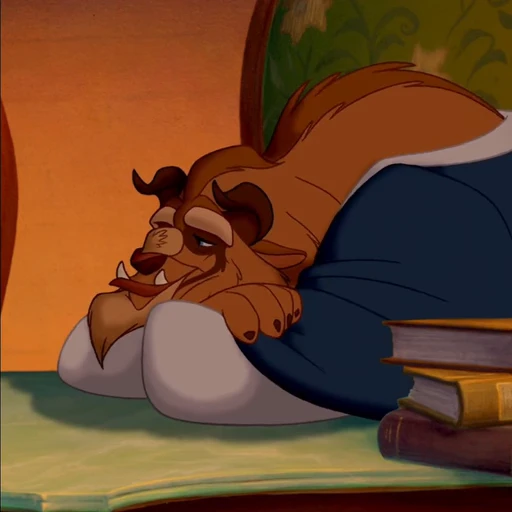 🪞 Стикер «Beauty and the Beast» для Telegram