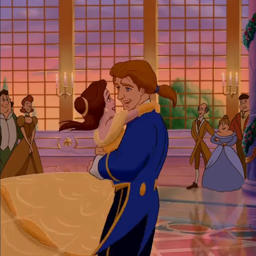 🪞 Стикер «Beauty and the Beast» для Telegram