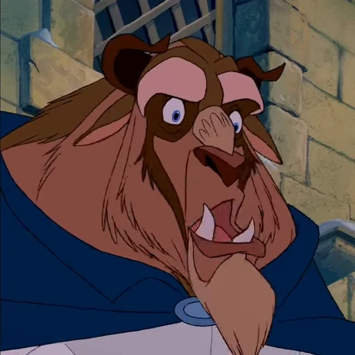 🪞 Стикер «Beauty and the Beast» для Telegram
