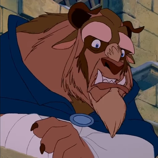 🪞 Стикер «Beauty and the Beast» для Telegram