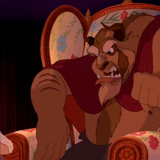 🪞 Стикер «Beauty and the Beast» для Telegram