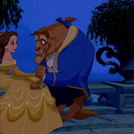 🪞 Стикер «Beauty and the Beast» для Telegram