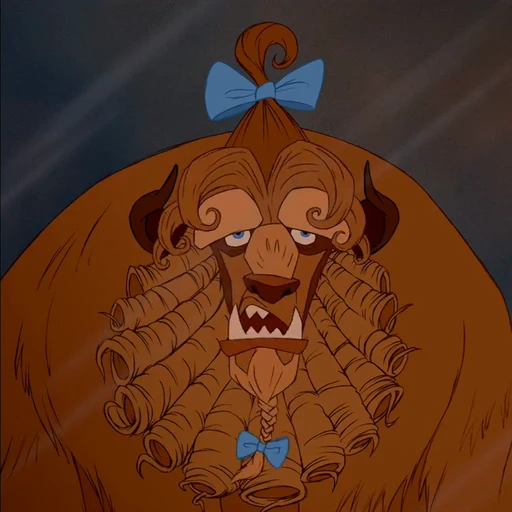 🪞 Стикер «Beauty and the Beast» для Telegram