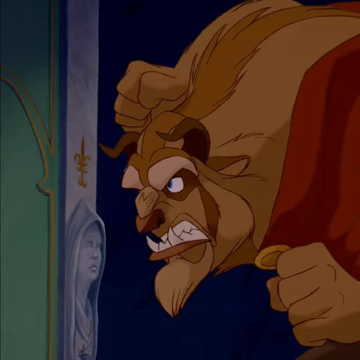 🪞 Стикер «Beauty and the Beast» для Telegram