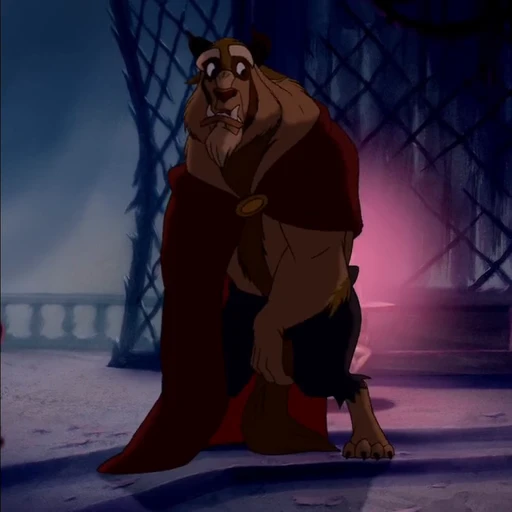 🪞 Стикер «Beauty and the Beast» для Telegram