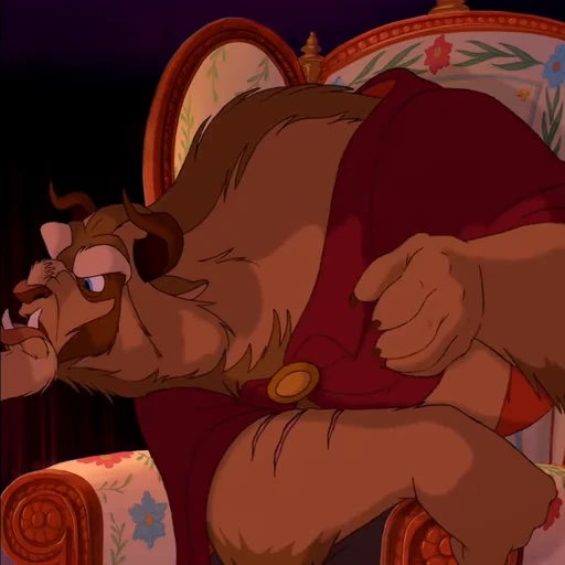 🪞 Стикер «Beauty and the Beast» для Telegram