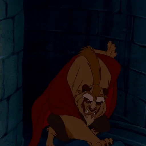 🪞 Стикер «Beauty and the Beast» для Telegram