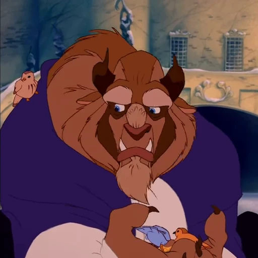 🪞 Стикер «Beauty and the Beast» для Telegram