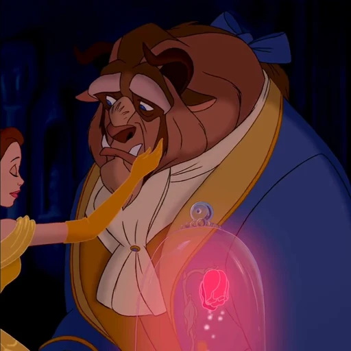 🪞 Стикер «Beauty and the Beast» для Telegram