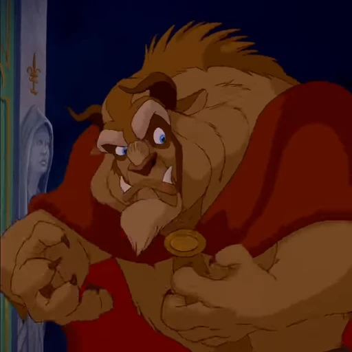 🪞 Стикер «Beauty and the Beast» для Telegram