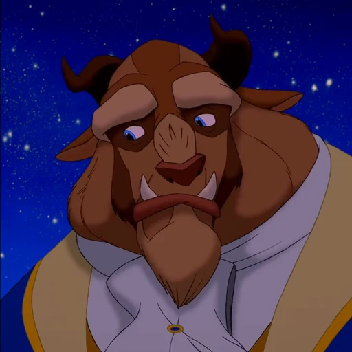 🪞 Стикер «Beauty and the Beast» для Telegram