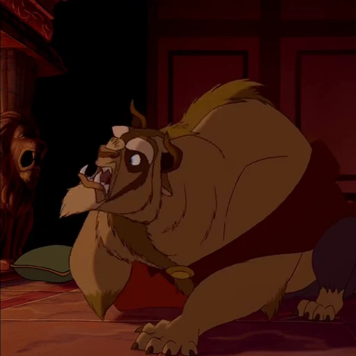 🪞 Стикер «Beauty and the Beast» для Telegram