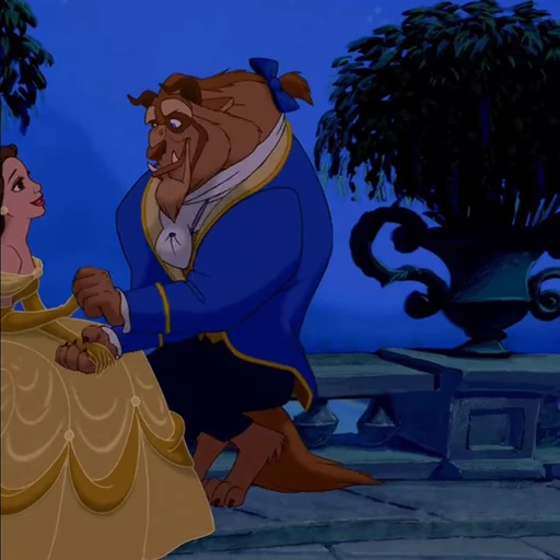 🪞 Стикер «Beauty and the Beast» для Telegram