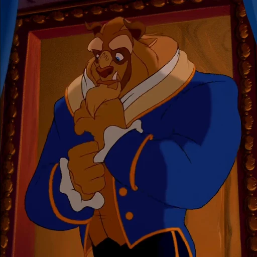 🪞 Стикер «Beauty and the Beast» для Telegram