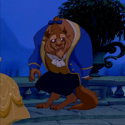 🪞 Стикер «Beauty and the Beast» для Telegram