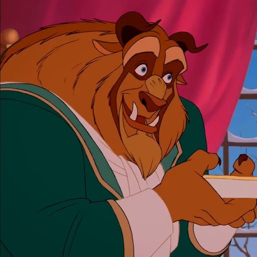 🪞 Стикер «Beauty and the Beast» для Telegram