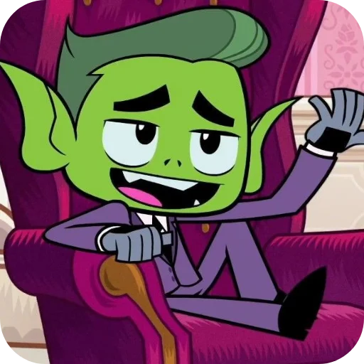 🔼 Стикер «Beast Boy» для Telegram