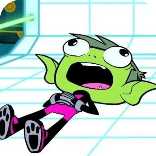 😵‍💫 Стикер «Beast Boy» для Telegram
