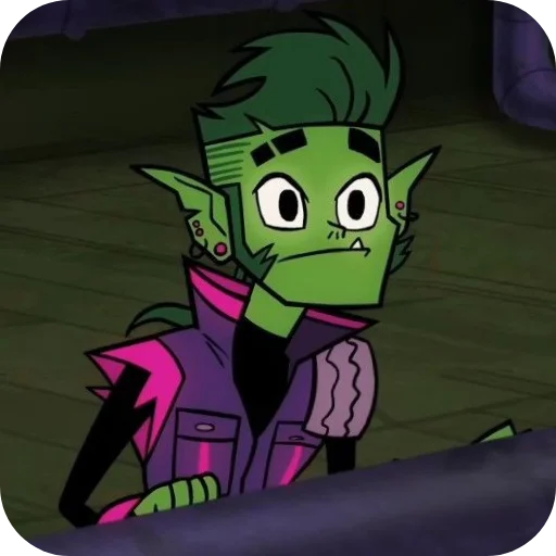 😶 Стикер «Beast Boy» для Telegram