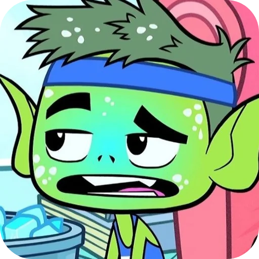 😣 Стикер «Beast Boy» для Telegram