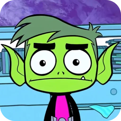 😐 Стикер «Beast Boy» для Telegram