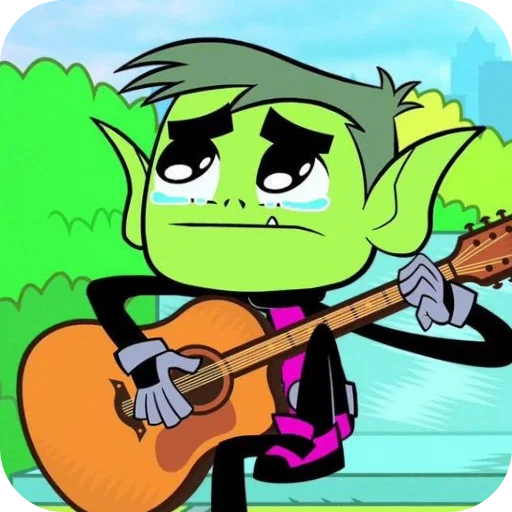 🎸 Стикер «Beast Boy» для Telegram