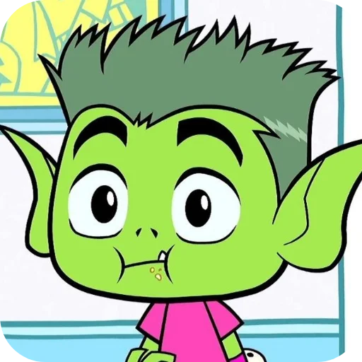 😶 Стикер «Beast Boy» для Telegram