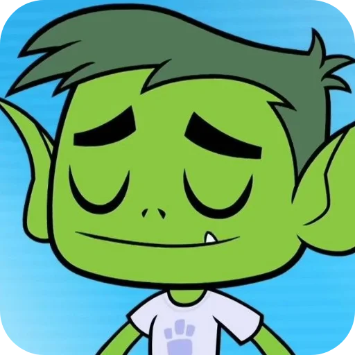 Стикерпак Beast Boy для Telegram