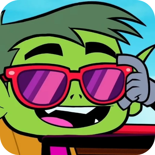 😎 Стикер «Beast Boy» для Telegram