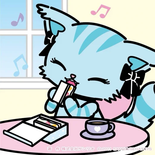 🎵 Стикер «Beatcats Sanrio» для Telegram