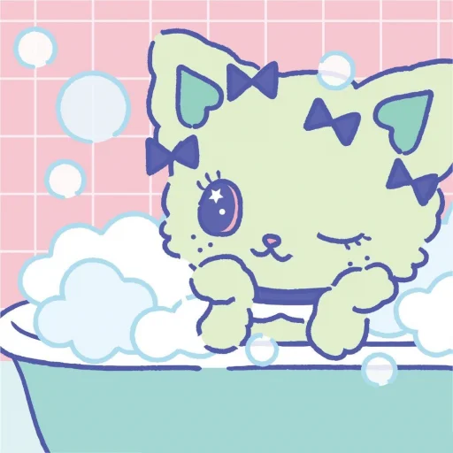 🛁 Стикер «Beatcats Sanrio» для Telegram