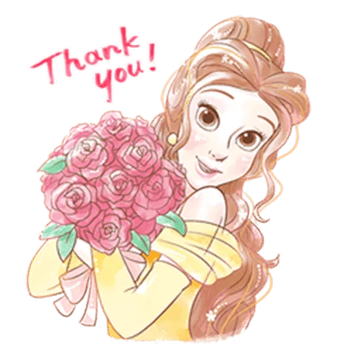 🙏 Стикер «Beauty and the Beast (Romantic)» для Telegram