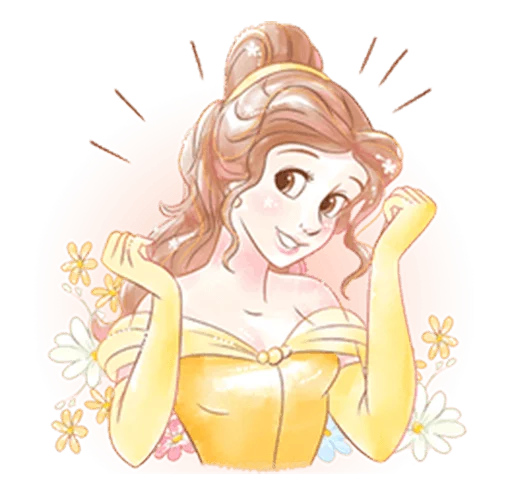 😃 Стикер «Beauty and the Beast (Romantic)» для Telegram