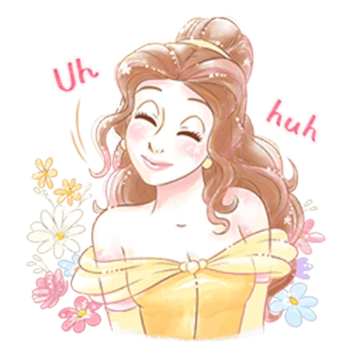 😇 Стикер «Beauty and the Beast (Romantic)» для Telegram