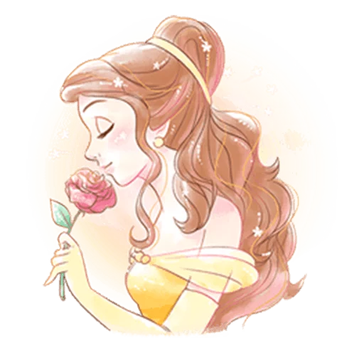 🌹 Стикер «Beauty and the Beast (Romantic)» для Telegram