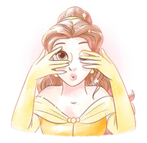 😜 Стикер «Beauty and the Beast (Romantic)» для Telegram
