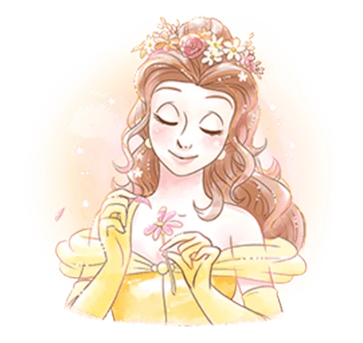 😌 Стикер «Beauty and the Beast (Romantic)» для Telegram